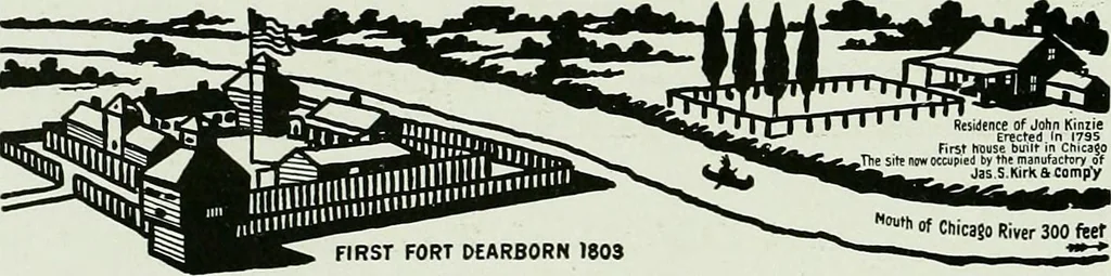 An illustration from A half century of Chicago building : a practical reference guide : all building laws and ordinances brought to date : historical, technical and statistical review of the construction and material development of America's inland metropolis, 1910, leaf 427