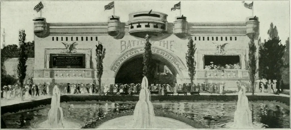 An illustration from A half century of Chicago building : a practical reference guide : all building laws and ordinances brought to date : historical, technical and statistical review of the construction and material development of America's inland metropolis, 1910, leaf 444