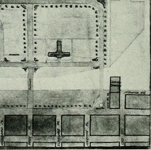 An illustration from A half century of Chicago building : a practical reference guide : all building laws and ordinances brought to date : historical, technical and statistical review of the construction and material development of America's inland metropolis, 1910, leaf 51