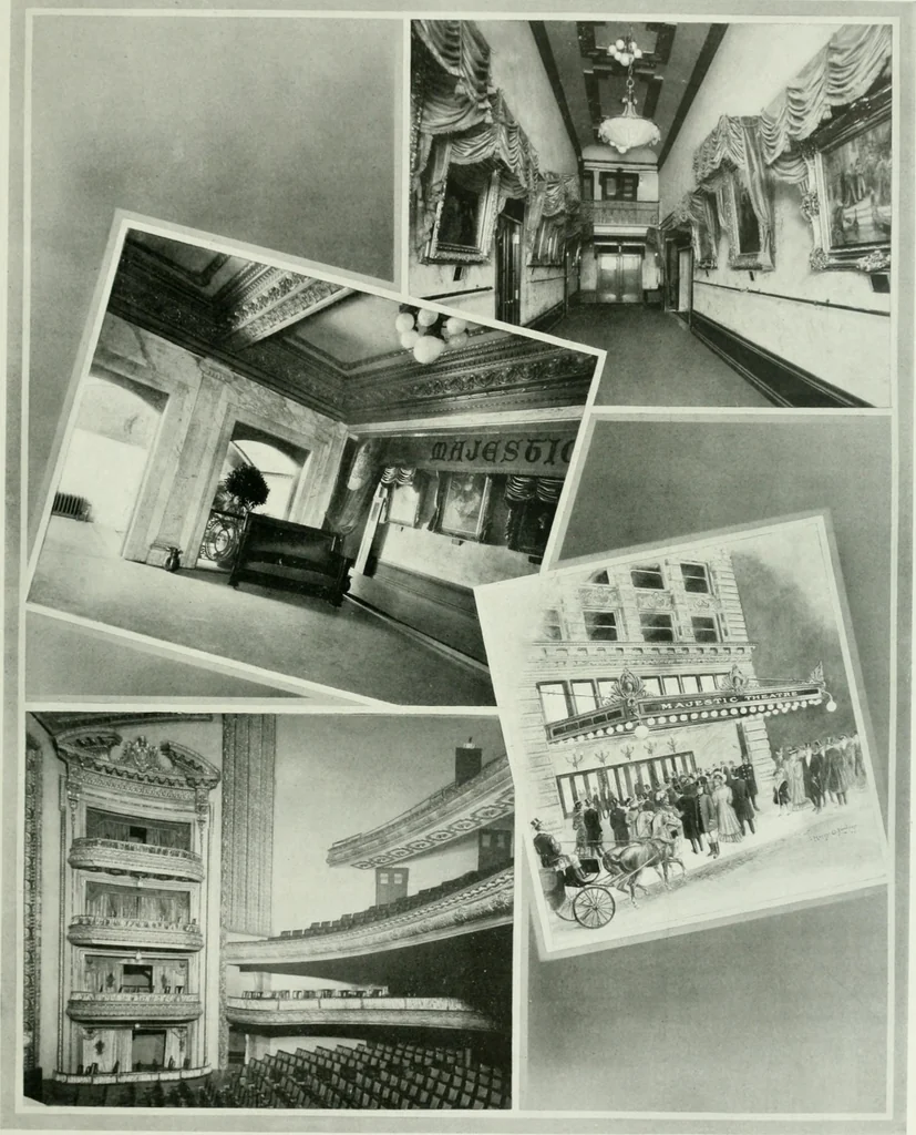 An illustration from A half century of Chicago building : a practical reference guide : all building laws and ordinances brought to date : historical, technical and statistical review of the construction and material development of America's inland metropolis, 1910, leaf 76
