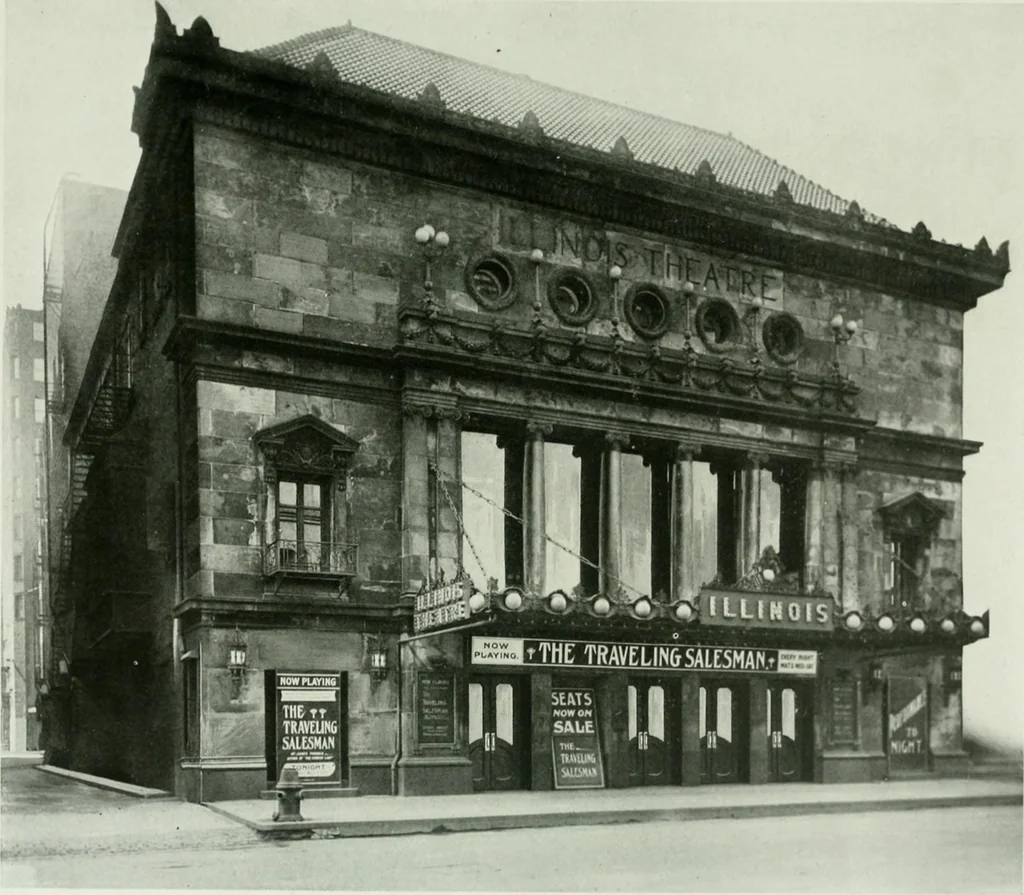 An illustration from A half century of Chicago building : a practical reference guide : all building laws and ordinances brought to date : historical, technical and statistical review of the construction and material development of America's inland metropolis, 1910, leaf 78