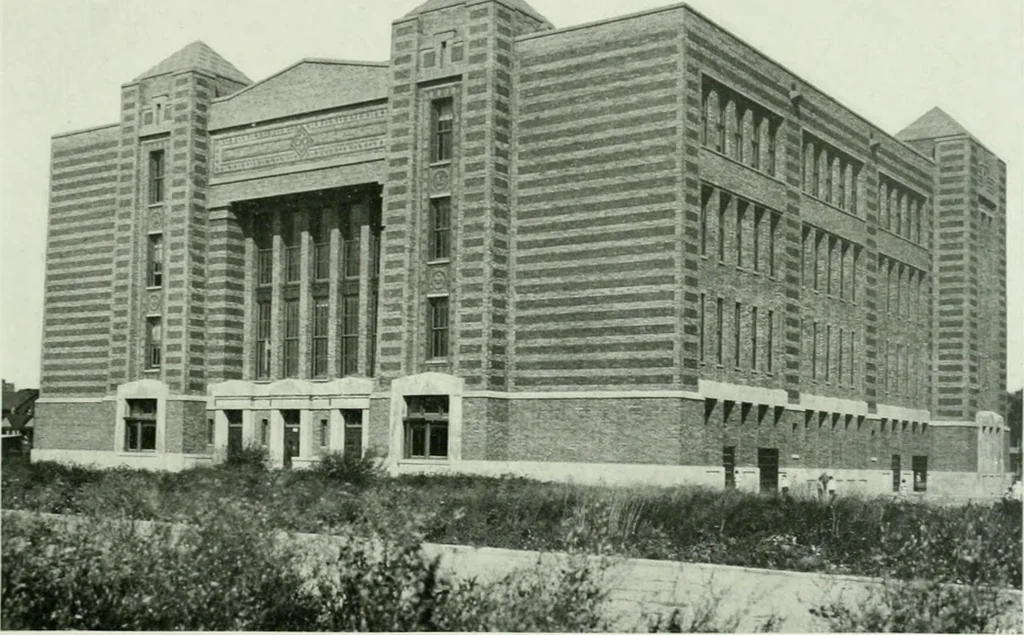 An illustration from A half century of Chicago building : a practical reference guide : all building laws and ordinances brought to date : historical, technical and statistical review of the construction and material development of America's inland metropolis, 1910, leaf 82
