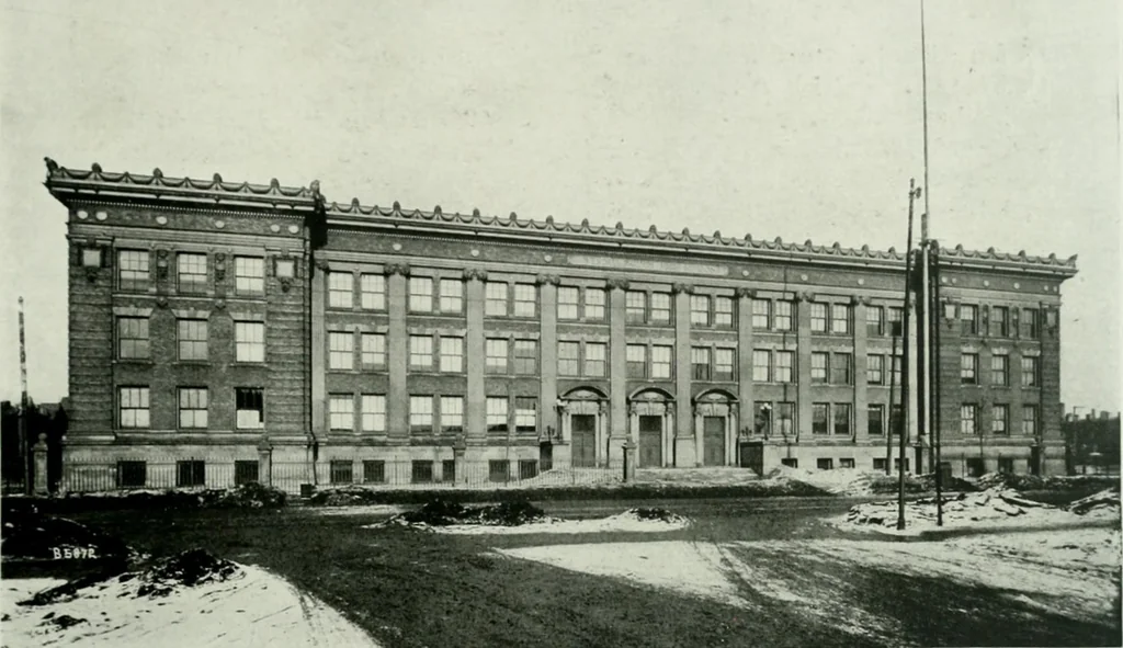 An illustration from A half century of Chicago building : a practical reference guide : all building laws and ordinances brought to date : historical, technical and statistical review of the construction and material development of America's inland metropolis, 1910, leaf 88