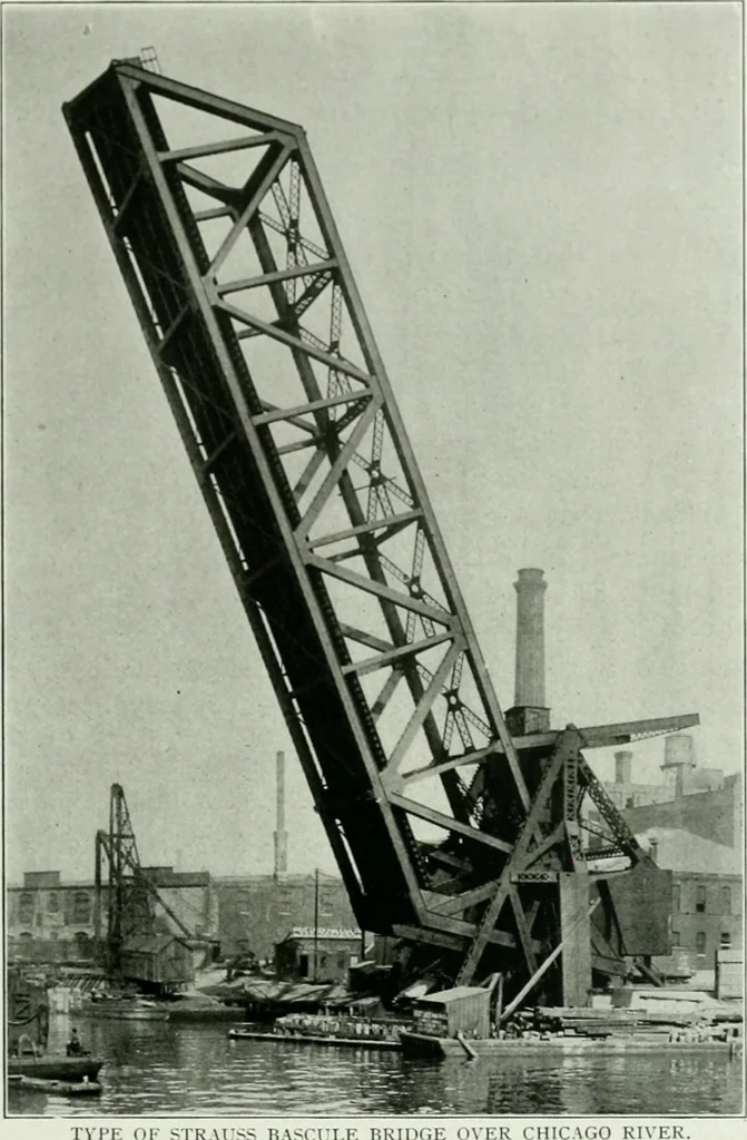 An illustration from A half century of Chicago building : a practical reference guide : all building laws and ordinances brought to date : historical, technical and statistical review of the construction and material development of America's inland metropolis, 1910, leaf 98