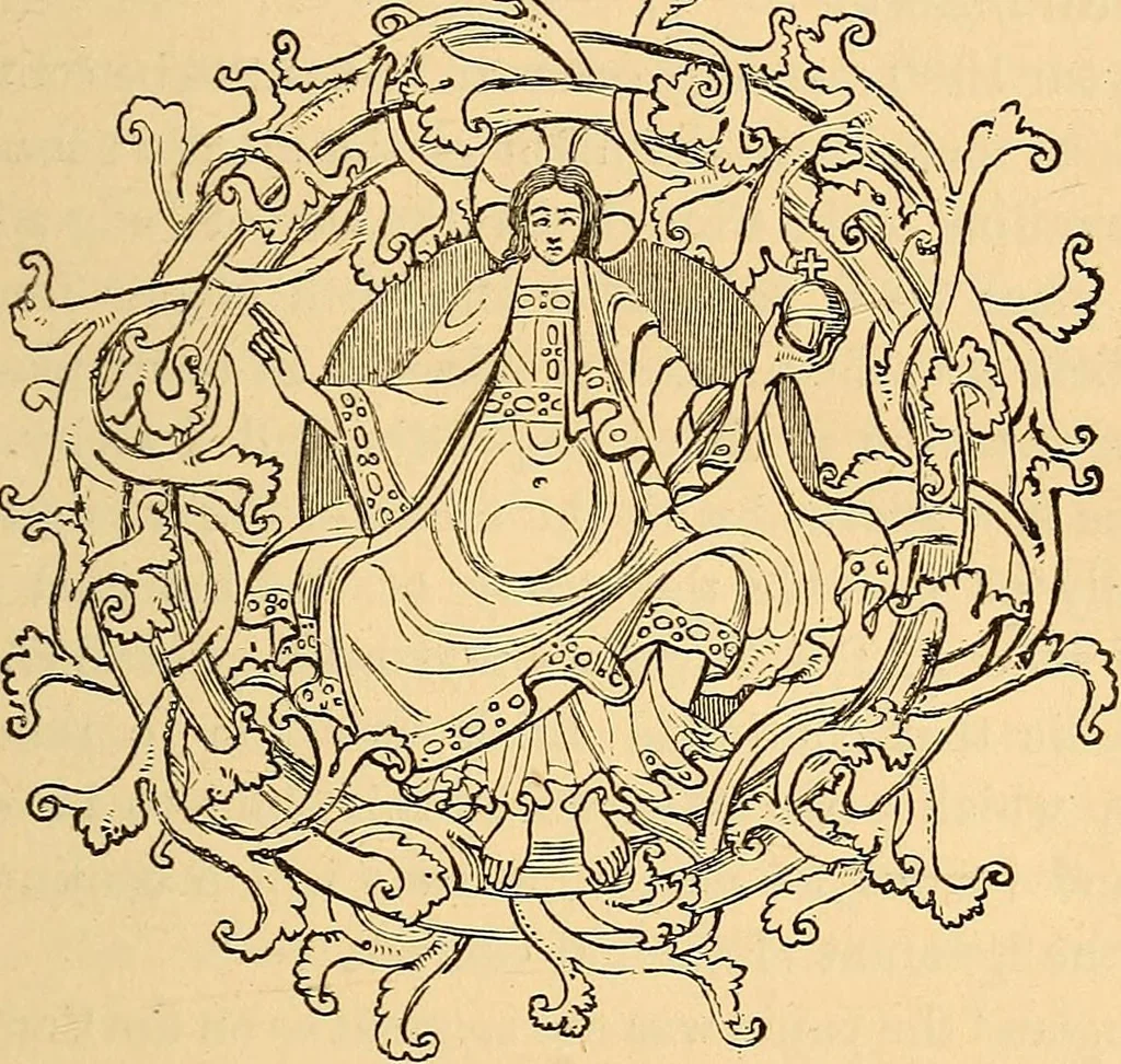 An illustration from Half-hour lectures on the history and practice of the fine and ornamental arts, 1875, leaf 91