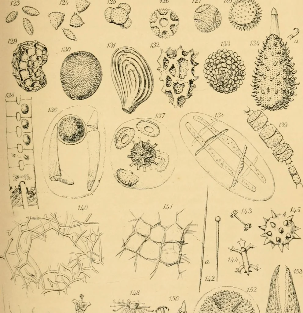 An illustration from Half-hours with the microscope; being a popular guide to the use of the microscope as a means of amusement and instruction, 1863, leaf 95