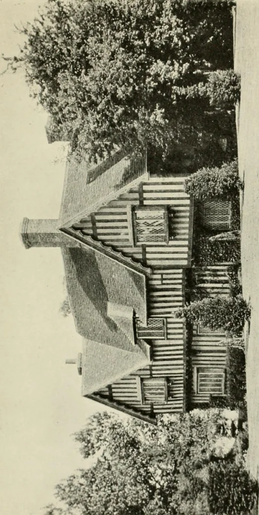 An illustration from The half-timber house; its origin, design, modern plan, and construction;, 1912, leaf 146