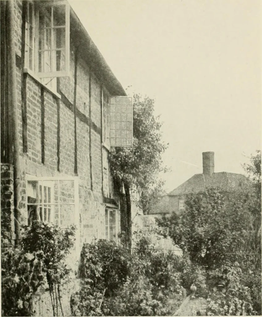 An illustration from The half-timber house; its origin, design, modern plan, and construction;, 1912, leaf 160