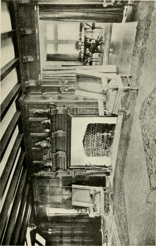 An illustration from The half-timber house; its origin, design, modern plan, and construction;, 1912, leaf 178