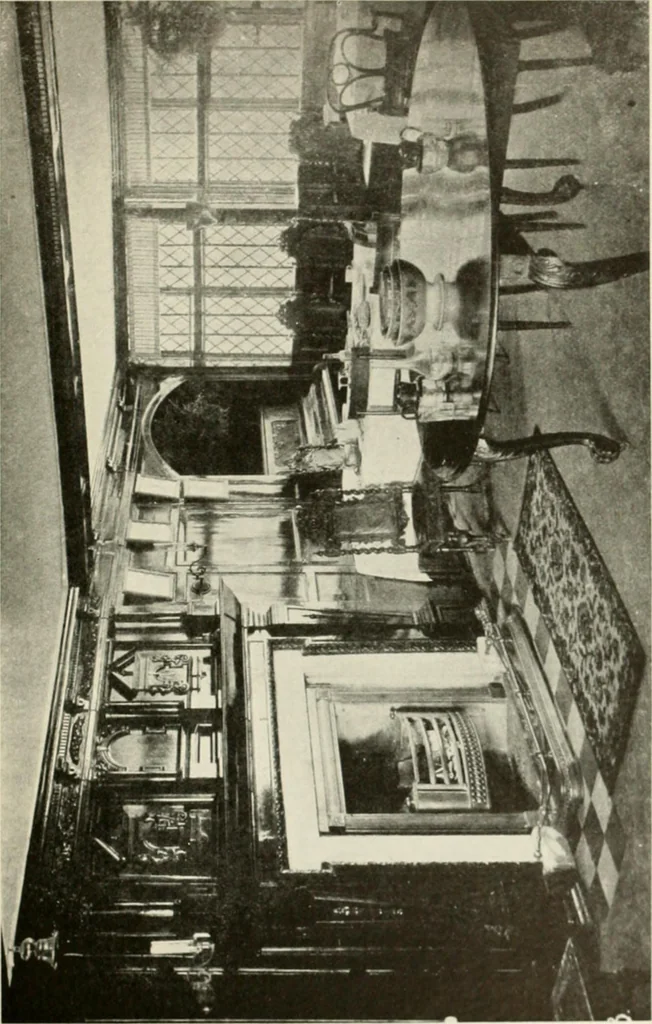 An illustration from The half-timber house; its origin, design, modern plan, and construction;, 1912, leaf 190