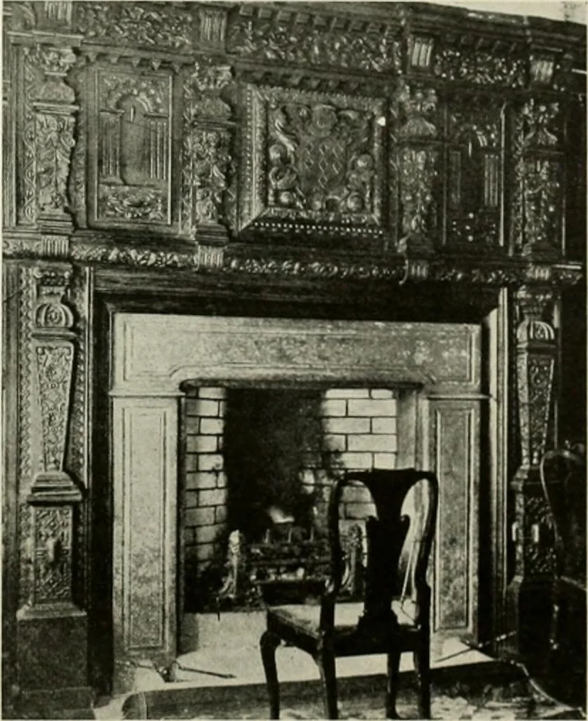 An illustration from The half-timber house; its origin, design, modern plan, and construction;, 1912, leaf 191