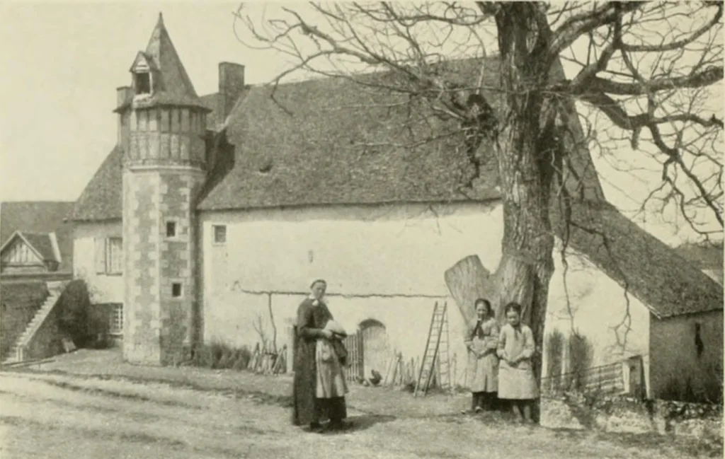 An illustration from The half-timber house; its origin, design, modern plan, and construction;, 1912, leaf 23