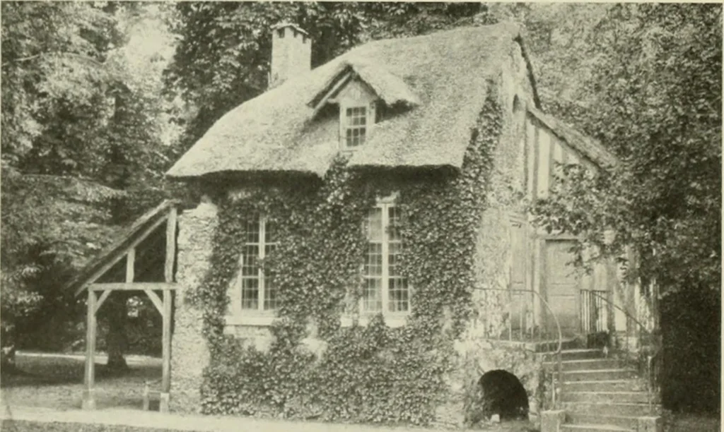 An illustration from The half-timber house; its origin, design, modern plan, and construction;, 1912, leaf 23