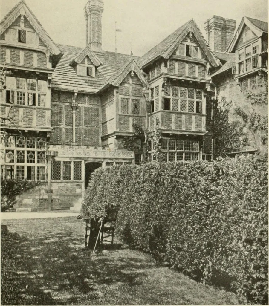 An illustration from The half-timber house; its origin, design, modern plan, and construction;, 1912, leaf 44