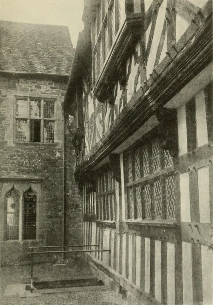 An illustration from The half-timber house; its origin, design, modern plan, and construction;, 1912, leaf 48