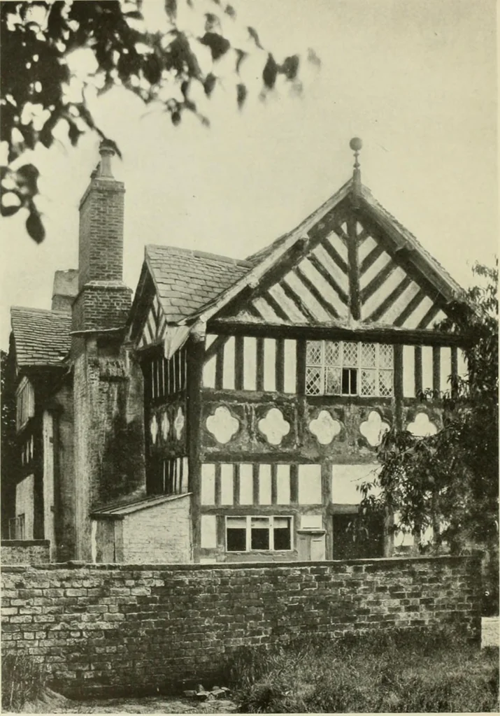 An illustration from The half-timber house; its origin, design, modern plan, and construction;, 1912, leaf 49