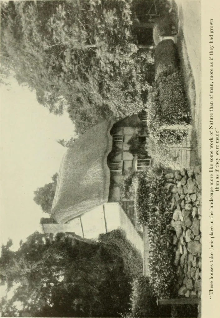 An illustration from The half-timber house; its origin, design, modern plan, and construction;, 1912, leaf 61