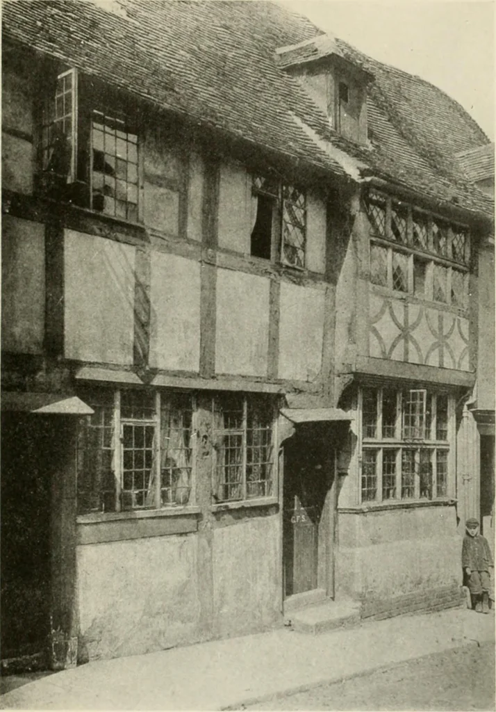 An illustration from The half-timber house; its origin, design, modern plan, and construction;, 1912, leaf 64