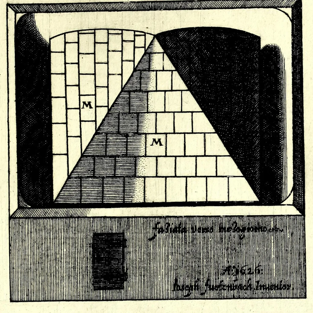 An illustration from Halinitro-pyrobolia : Beschreibu[n]g einer newen Büchsenmeisterey, nemlichen, gründlicher Bericht wie der Salpeter, Schwefel, Kohlen vnnd das Pulfer zu praepariren, zu probieren, auch langwirrig gut zu behalten : das Fewrwerck zur Kurtzweil vnd Ernst zu laboriren, dann wie der Pöler, das grobe Geschütz vnd der Petardo zu gobernirn ..., 1627, leaf 45