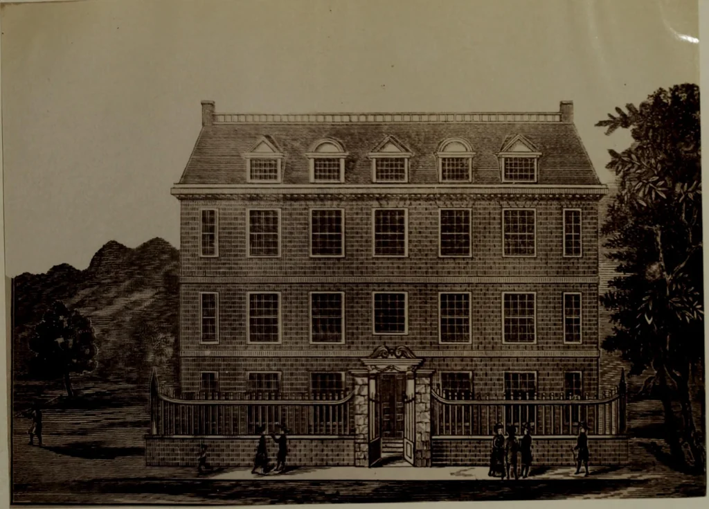 An illustration from Halliday's collection of photographs of colonial and provincial houses, 1628-1775, 1894, leaf 112