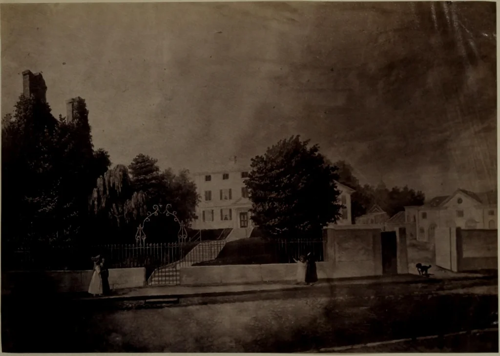 An illustration from Halliday's collection of photographs of colonial and provincial houses, 1628-1775, 1894, leaf 120