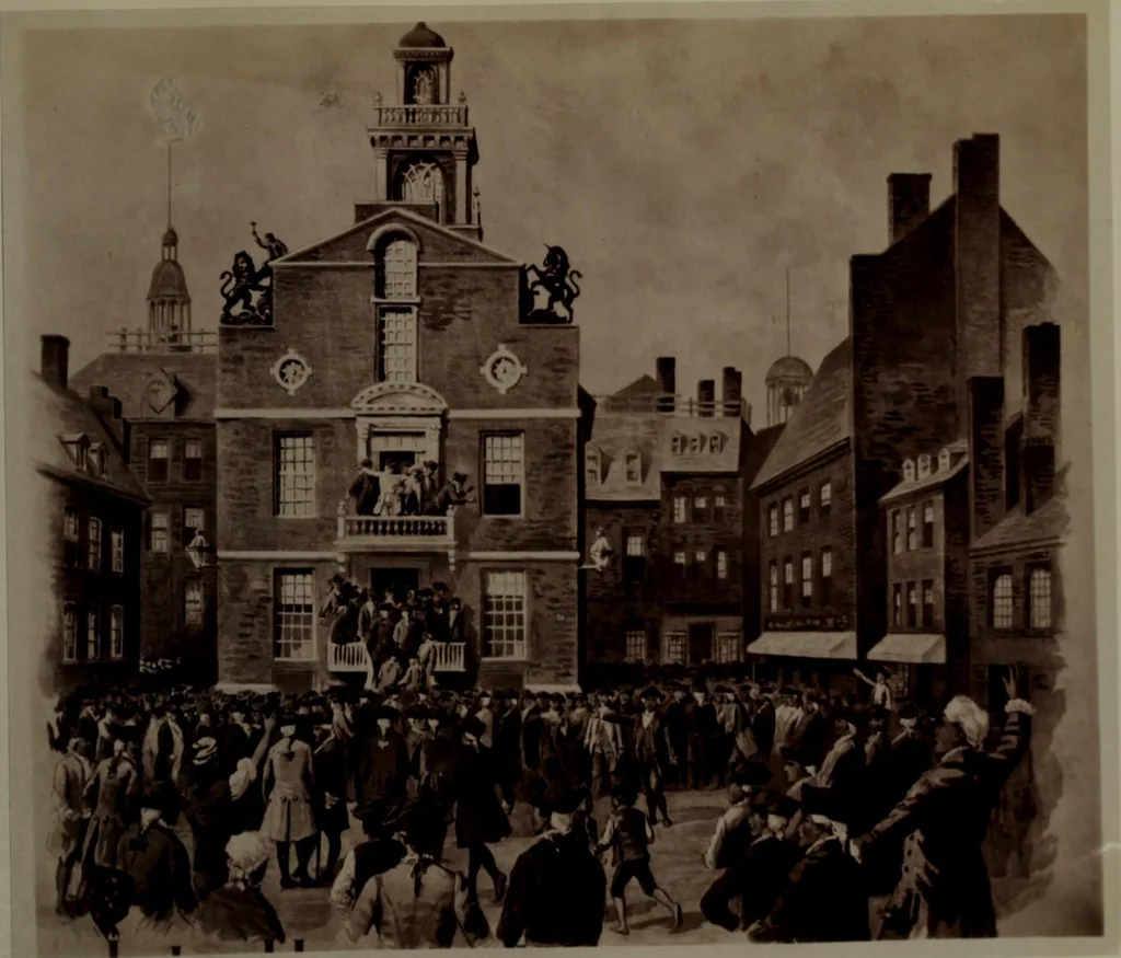 An illustration from Halliday's collection of photographs of colonial and provincial houses, 1628-1775, 1894, leaf 152