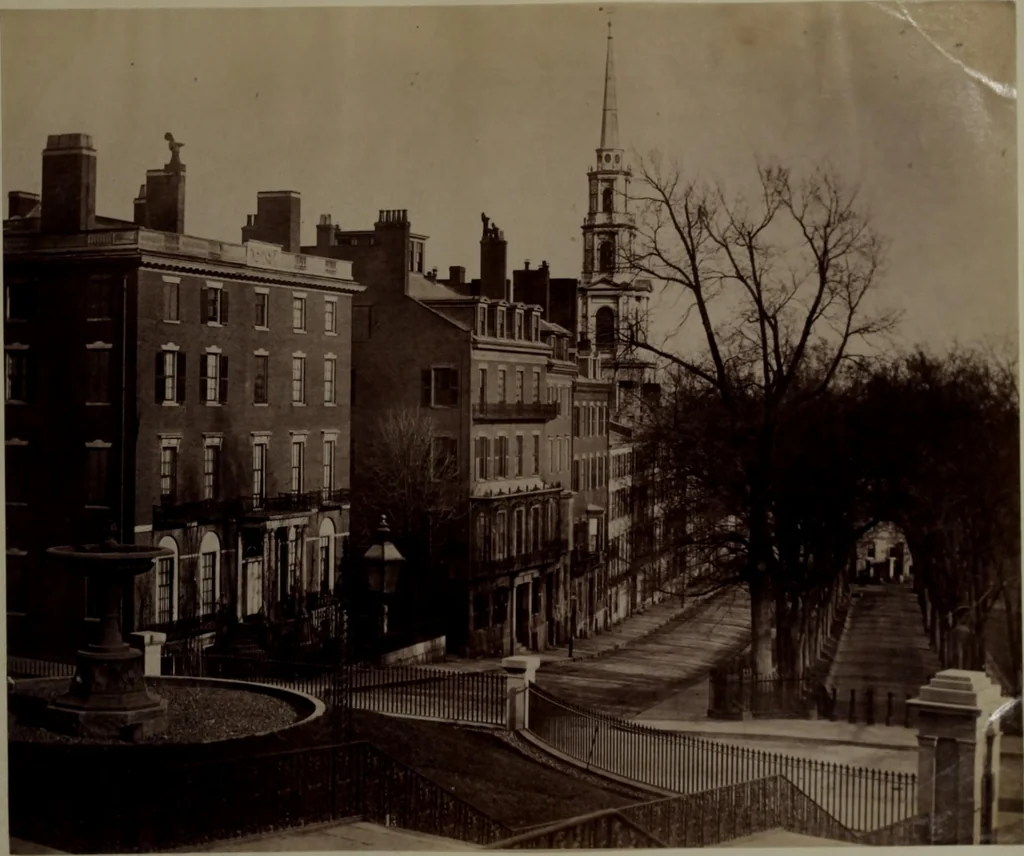 An illustration from Halliday's collection of photographs of colonial and provincial houses, 1628-1775, 1894, leaf 92