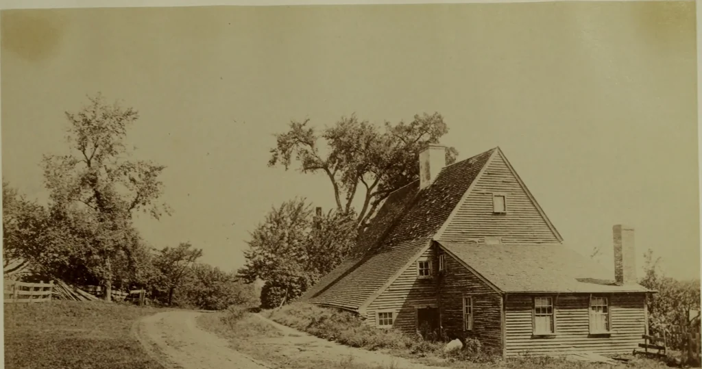 An illustration from Halliday's collection of photographs of colonial and provincial houses, 1628-1775, 1894, leaf 144