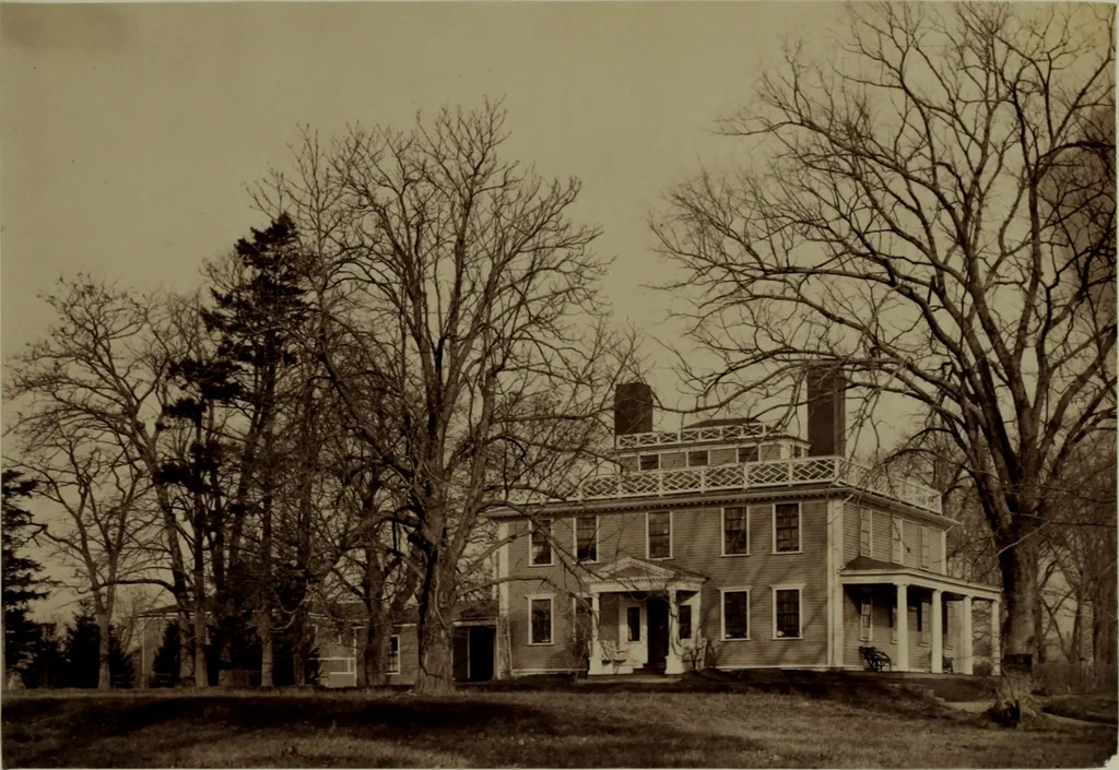 An illustration from Halliday's collection of photographs of colonial and provincial houses, 1628-1775, 1894, leaf 168