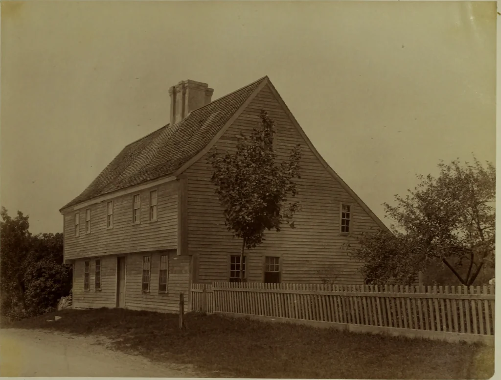 An illustration from Halliday's collection of photographs of colonial and provincial houses, 1628-1775, 1894, leaf 192