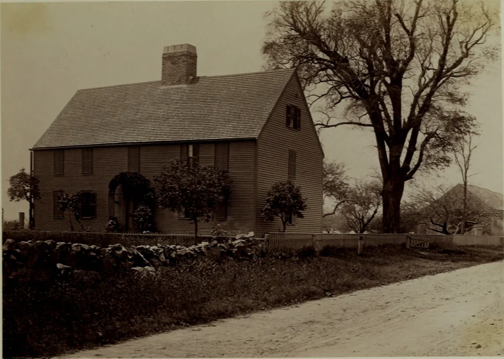 An illustration from Halliday's collection of photographs of colonial and provincial houses, 1628-1775, 1894, leaf 88