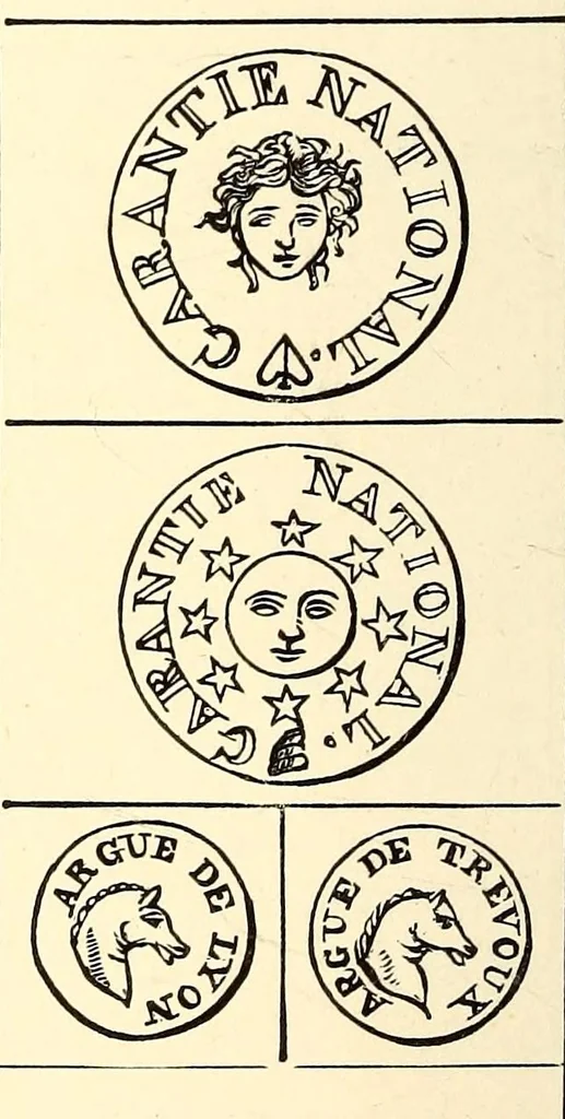 An illustration from Hall marks on gold and silver plate, 1891, leaf 296