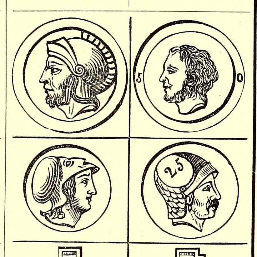 An illustration from Hall marks on gold and silver plate, 1891, leaf 297