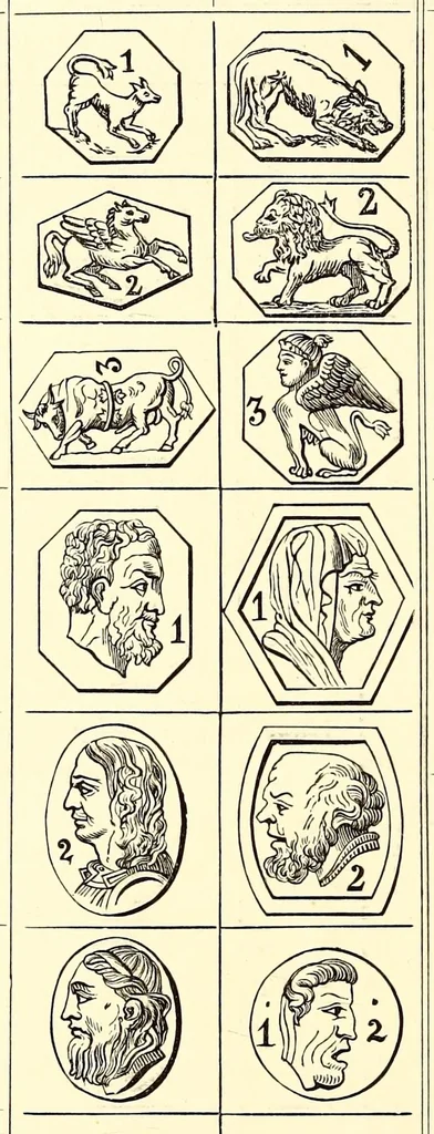 An illustration from Hall marks on gold and silver plate, 1891, leaf 298