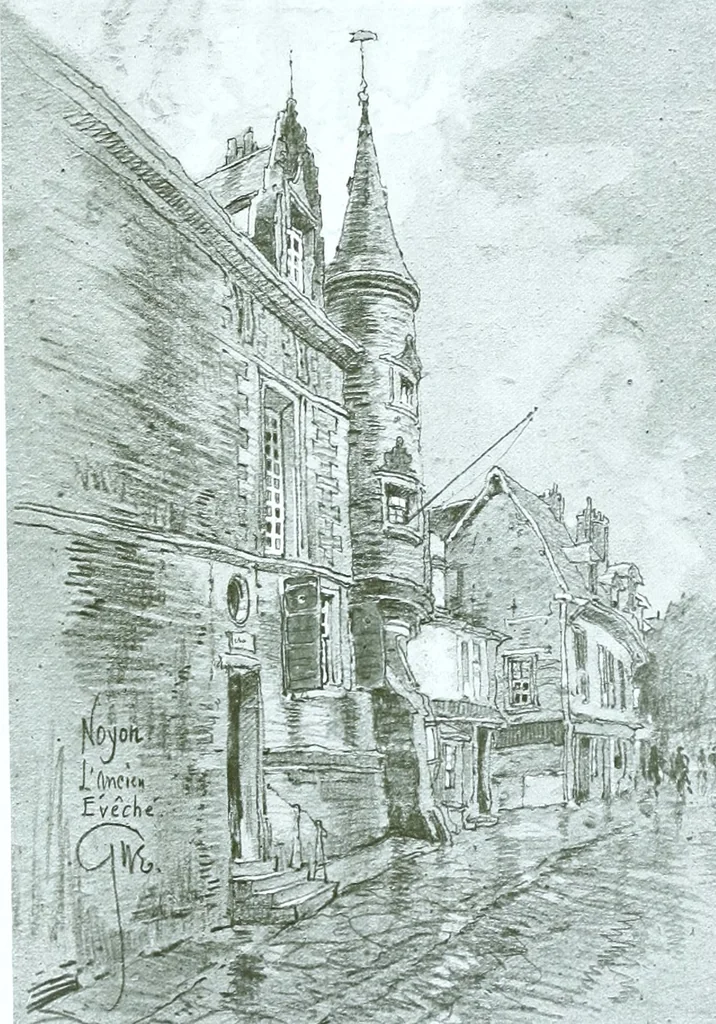 An illustration from Vanished halls and cathedrals of France, 1917, leaf 180