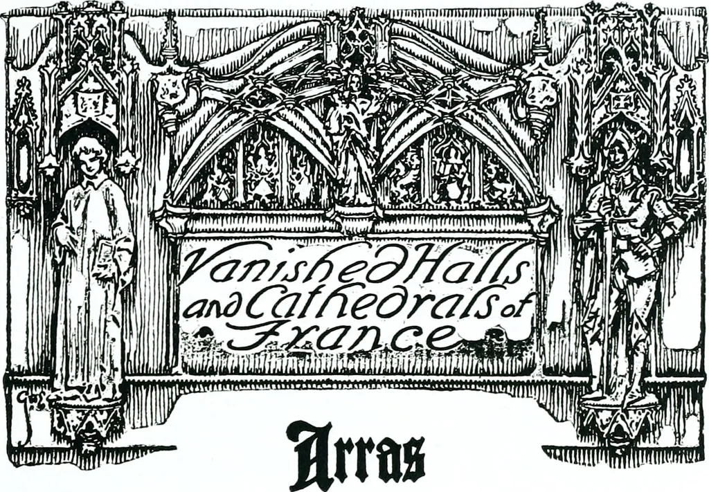 An illustration from Vanished halls and cathedrals of France, 1917, leaf 22