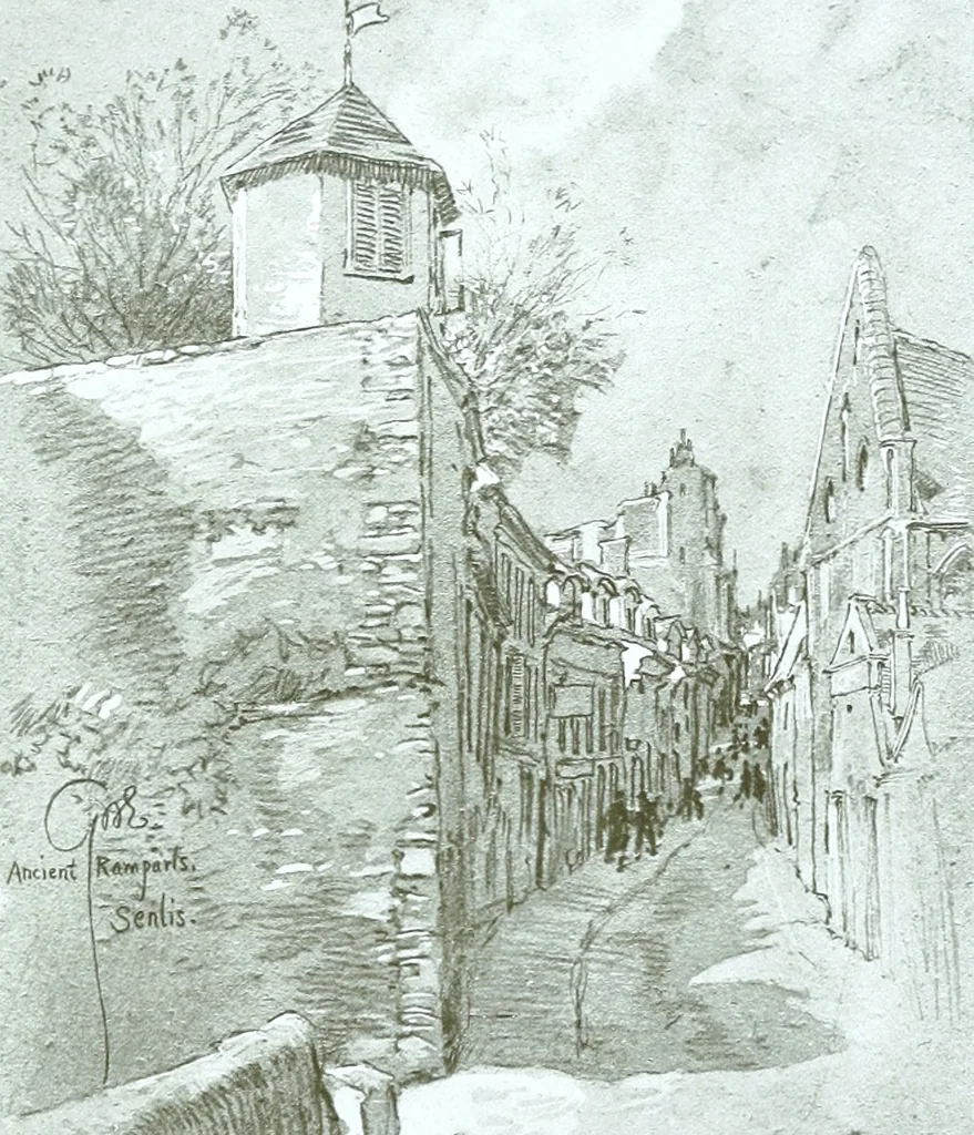 An illustration from Vanished halls and cathedrals of France, 1917, leaf 232