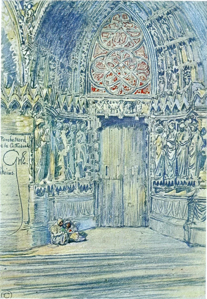 An illustration from Vanished halls and cathedrals of France, 1917, leaf 302