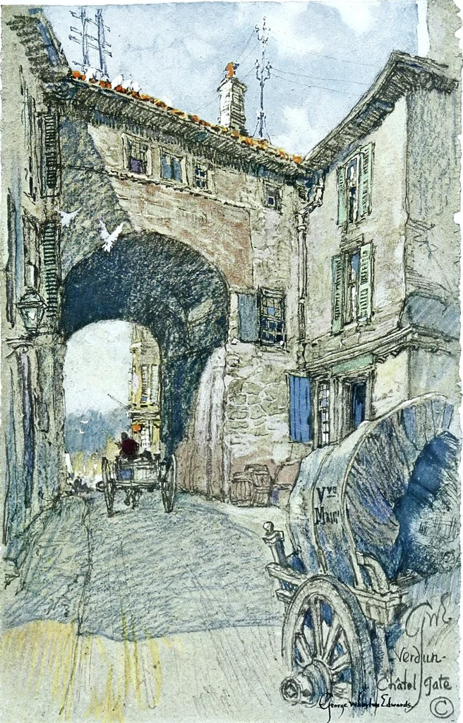 An illustration from Vanished halls and cathedrals of France, 1917, leaf 322