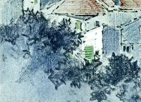 An illustration from Vanished halls and cathedrals of France, 1917, leaf 344