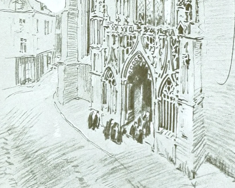 An illustration from Vanished halls and cathedrals of France, 1917, leaf 42