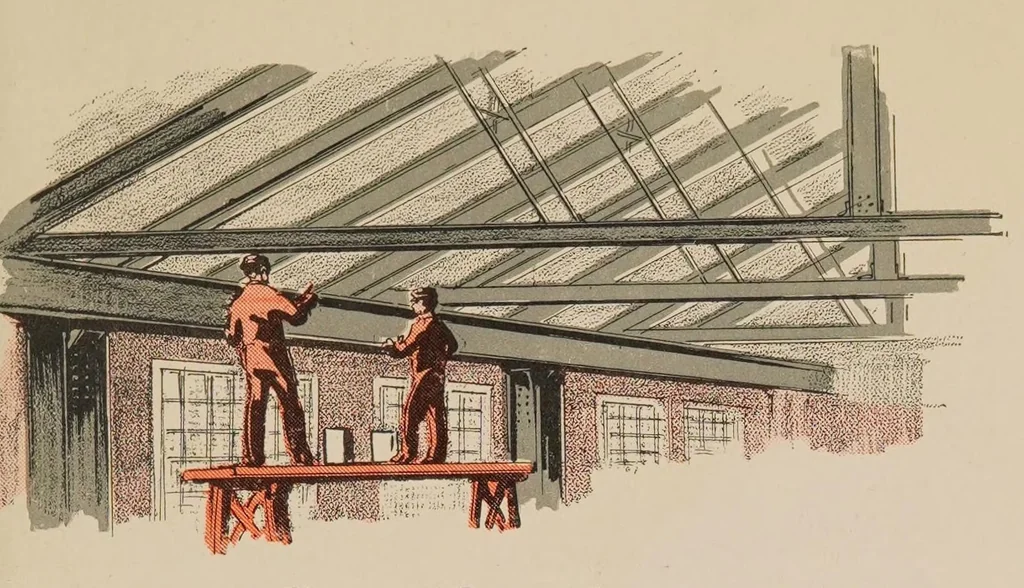 An illustration from Hampden structural paints, 1913, leaf 13