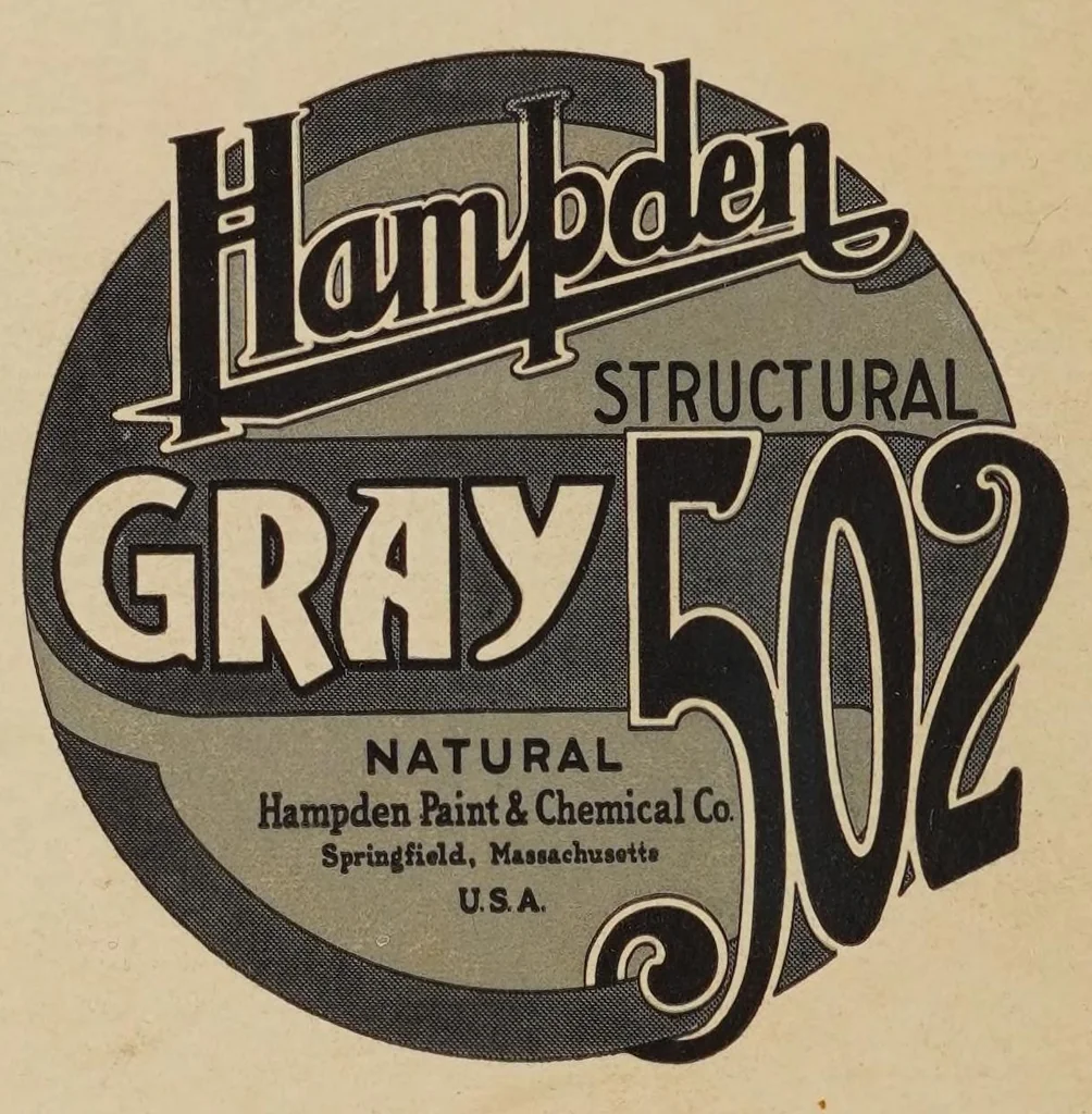 An illustration from Hampden structural paints, 1913, leaf 16