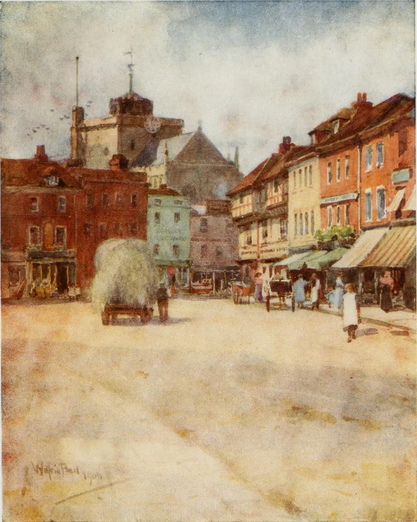 An illustration from Hampshire water-colours, 1913, leaf 16