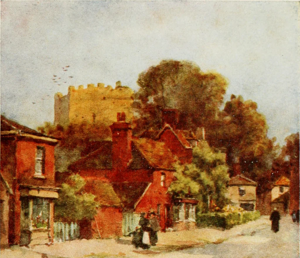 An illustration from Hampshire water-colours, 1913, leaf 28