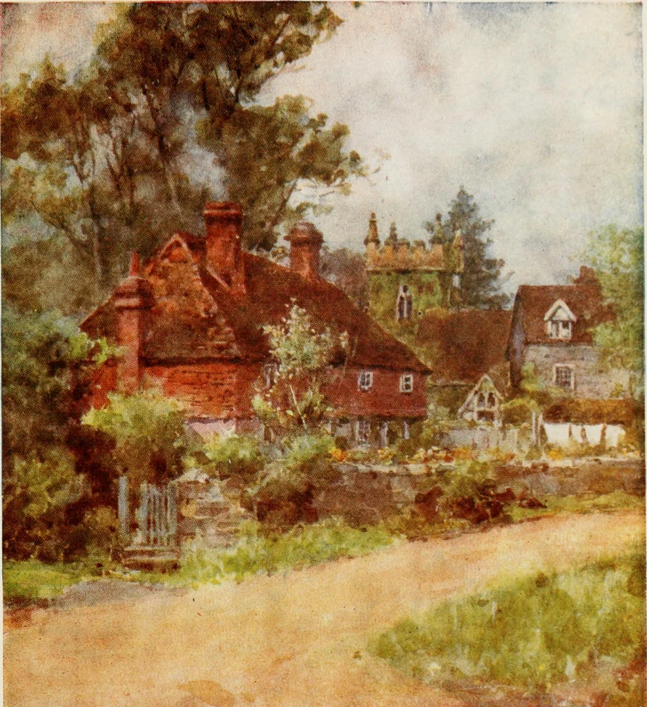 An illustration from Hampshire water-colours, 1913, leaf 38