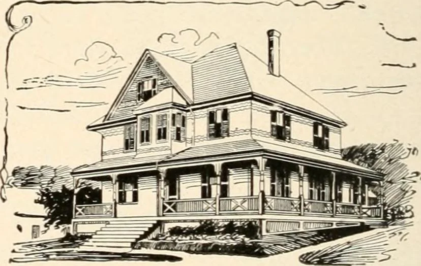 An illustration from Handbook for architects and builders, 1898, leaf 120
