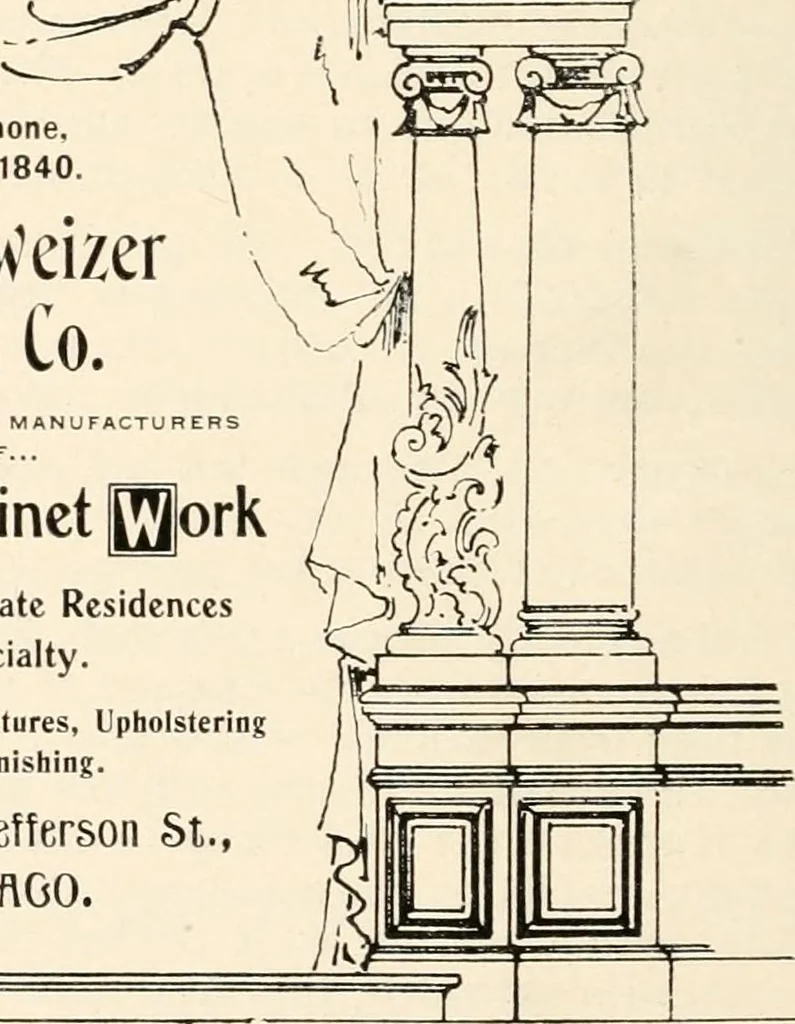 An illustration from Handbook for architects and builders, 1898, leaf 20