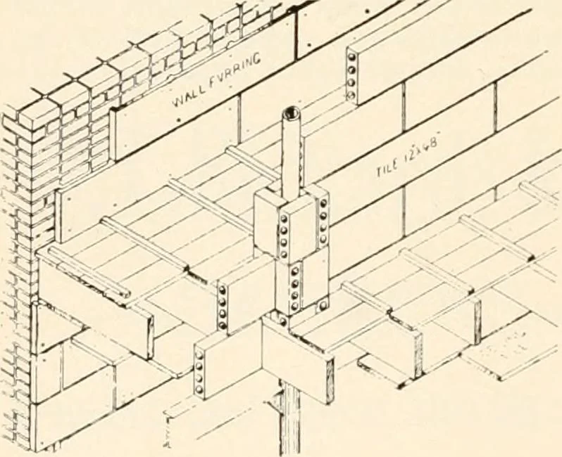An illustration from Handbook for architects and builders, 1898, leaf 34