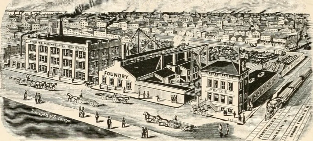 An illustration from Handbook for architects and builders, 1898, leaf 62